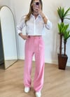 Cosmo Pembe Bel Lastik Detay Palazzo Pantolon