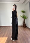 Cosmo Pembe Bel Lastik Detay Palazzo Pantolon