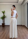Doris Beyaz Etek Pantolon