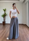 Doris Gri Etek Pantolon
