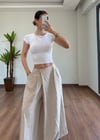 Doris Krem Etek Pantolon