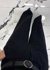 Esto Siyah Kemerli Pantolon