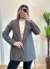 Eyos Antrasit İpli Blazer Ceket
