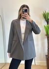 Eyos Antrasit İpli Blazer Ceket