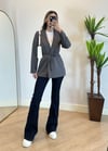 Eyos Antrasit İpli Blazer Ceket