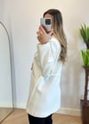 Eyos Beyaz İpli Blazer Ceket