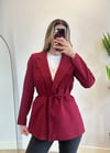 Eyos Bordo İpli Blazer Ceket