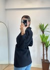 Eyos Siyah İpli Blazer Ceket