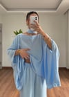 Fiona Mavi Fularlı Takım
