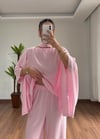 Fiona Pembe Fularlı Takım