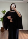 Fiona Siyah Fularlı Takım
