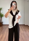 Fular Yaka Kahve Eşofman Takımı