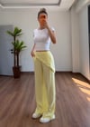 Fularlı Sarı Pantolon