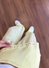 Fularlı Sarı Pantolon
