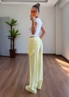 Fularlı Sarı Pantolon