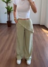 Fularlı Yeşil Pantolon