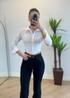 İka Beyaz Korse Gömlek