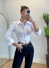 İka Beyaz Korse Gömlek