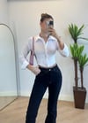İka Beyaz Korse Gömlek
