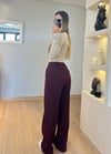 Jakar Bordo Kumaş Pantolon