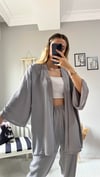 kadın alt üst kimono takım