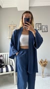 kadın alt üst kimono takım