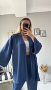 kadın alt üst kimono takım