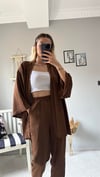 kadın alt üst kimono takım