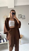 kadın alt üst kimono takım