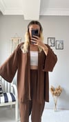 kadın alt üst kimono takım