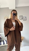 kadın alt üst kimono takım