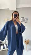 kadın alt üst kimono takım