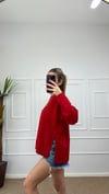 Kadın bisiklet yaka Basic sweatshirt