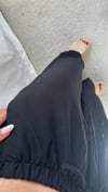 Kadın Cep Detay Beli Lastik Keten Pantolonlar