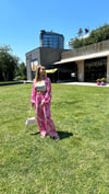 kadın çok renkli gömlek pantolon yazlık ince takım