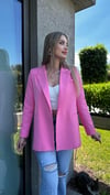 Kadın Double Kumaş İp Bağlama Detay Blazer Ceket