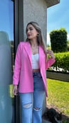 Kadın Double Kumaş İp Bağlama Detay Blazer Ceket