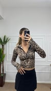 Kadın fermuarlı parmak geçmeli body