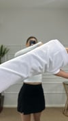 Kadın fermuarlı parmak geçmeli body