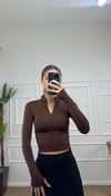 Kadın fermuarlı parmak geçmeli body