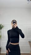 Kadın fermuarlı parmak geçmeli body