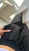 kadın gofret kumaş şalvar pantolonlar