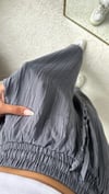 kadın gofret kumaş şalvar pantolonlar