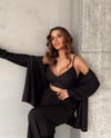 kadın gömlek büstiyer pantolon alt üst üçlü  takım