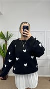 Kadın kalp detay pinterest kazaklar
