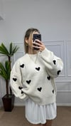 Kadın kalp detay pinterest kazaklar