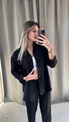 Kadın Keten Pantolon Gömlek Takım