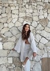 kadın kimono-pantolon alt üst takım