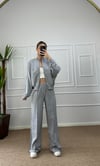 Kadın oversize hırkalı eşofman takımı