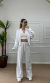 Kadın oversize hırkalı eşofman takımı